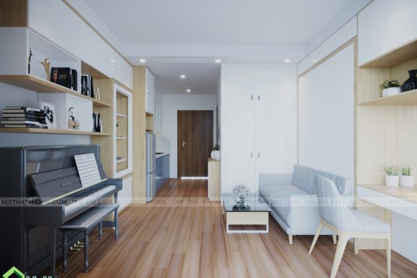 Thiết kế nội thất căn hộ chung cư Green Bay, Mễ Trì – Mr.Mạnh